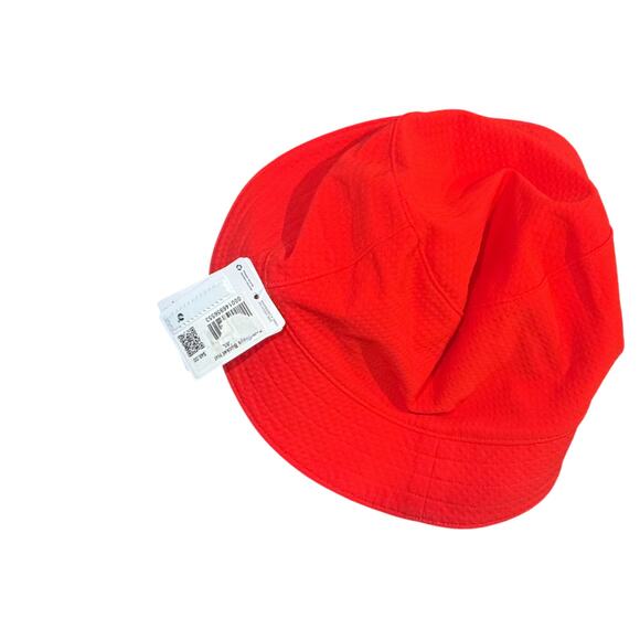 (M/L) $48 NWT Lululemon Both Ways Reversible Bucket Hat Red Hot Heat White - Picture 3 of 7